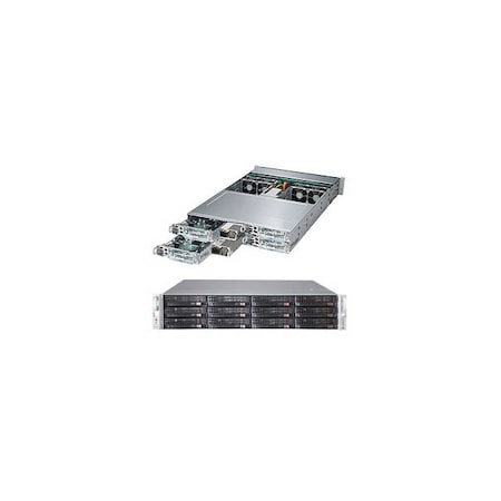 Supermicro SuperServer Four Node Dual LGA2011 2000W 2U RackmountServer SYS-6028TP-HTTR